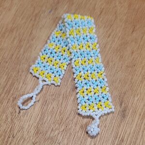 Woven Bead Bracelet Spring Colors DY455